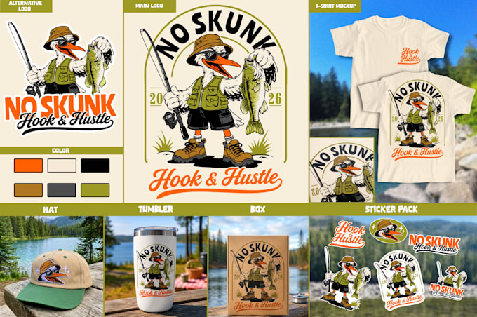 design vintage cartoon mascot logo illustration