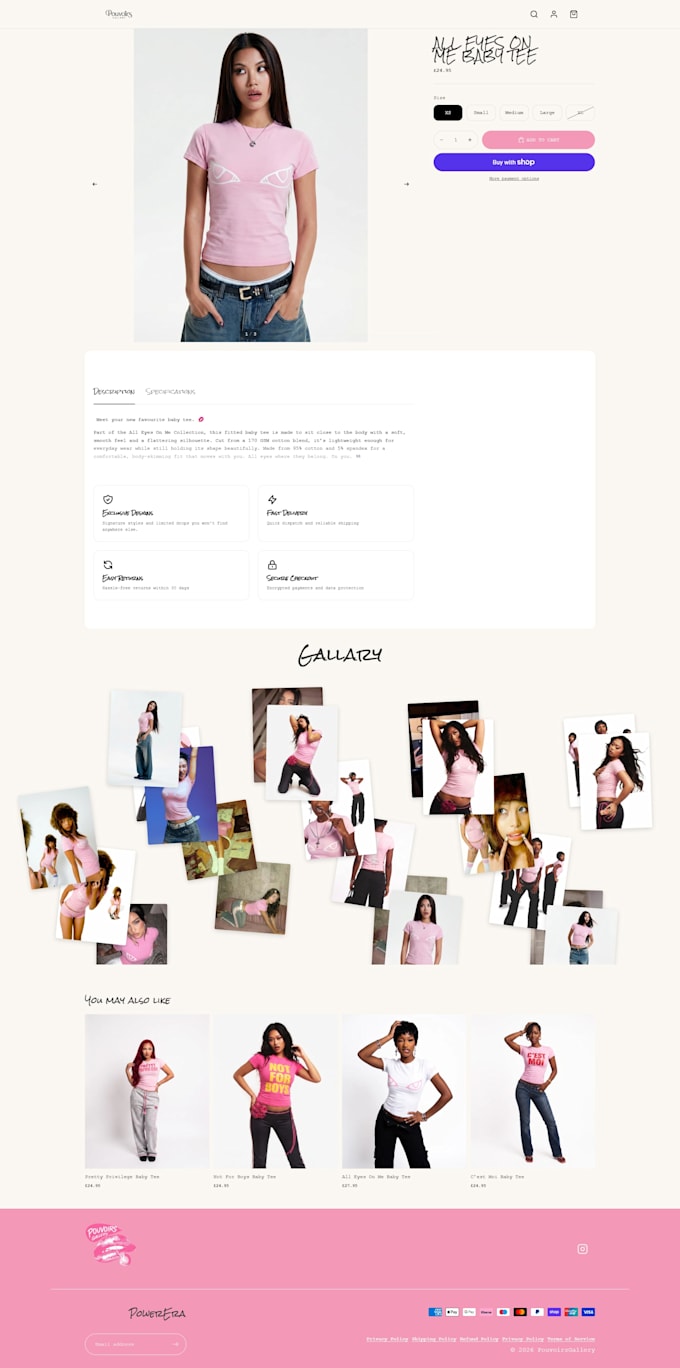 design shopify store, shopify website, dropshipping store