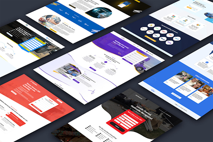 create a professional wordpress landing page or elementor landing page