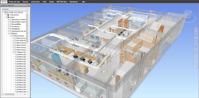 make a bim revit project model accoarding to your needs