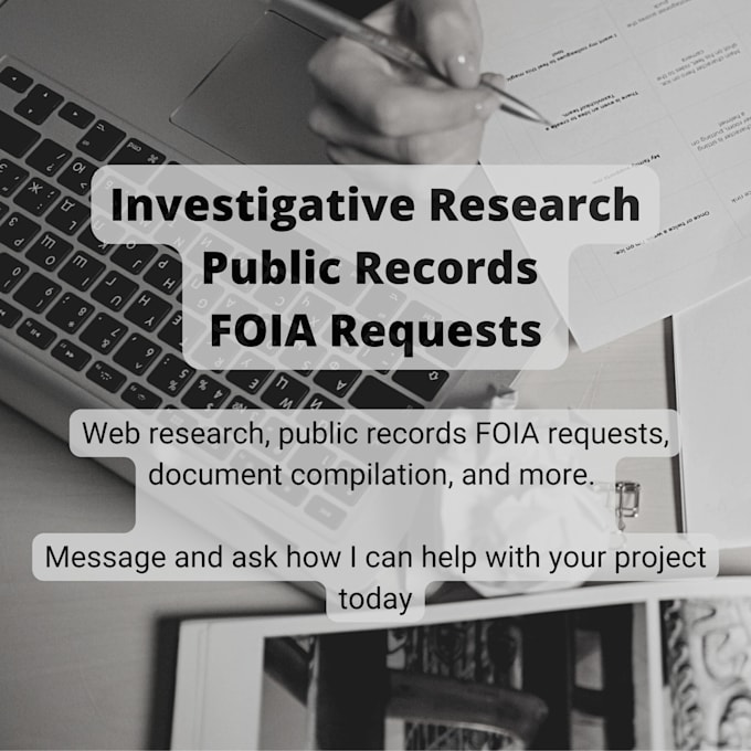 send requests and obtain public foia records for your project
