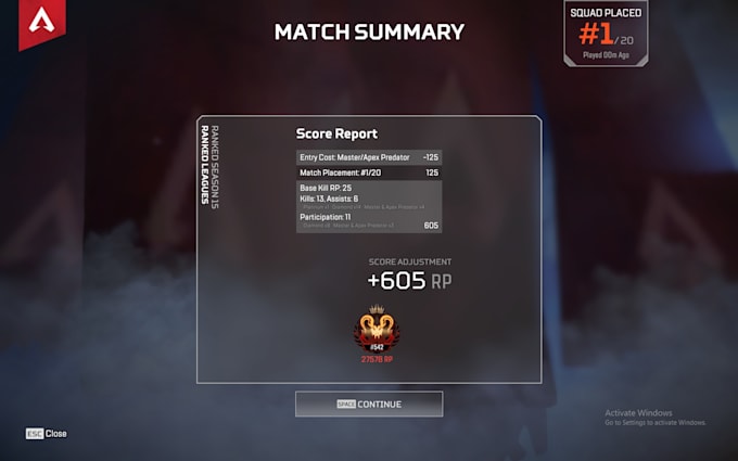 coach you in apex legends ranked as a multi season predator