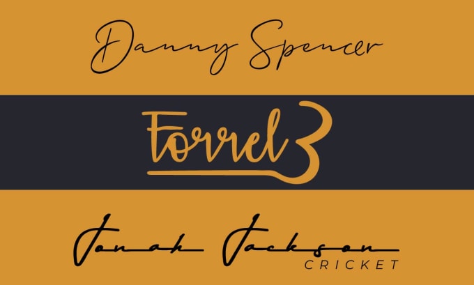 design personalized cursive logo