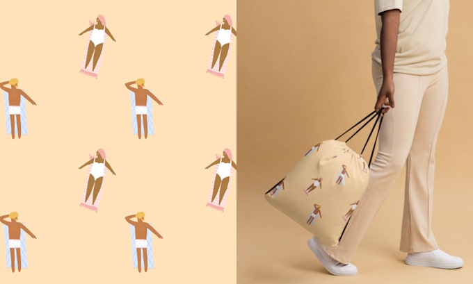 design a beautiful and unique seamless pattern for you