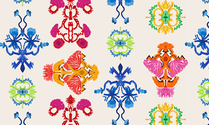 draw watercolor effect patterns
