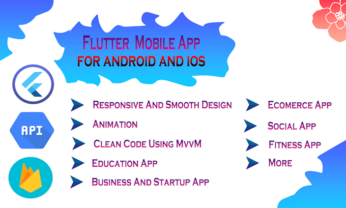 Build android and ios mobile app using flutter by Rayatullah711 | Fiverr
