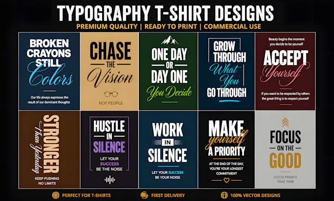 design minimalist typography t shirt for clothing brand