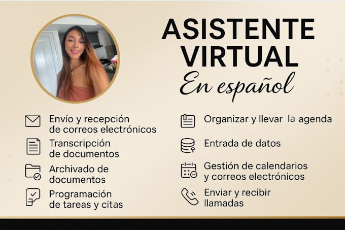 tu asistente virtual o asistente administrativo