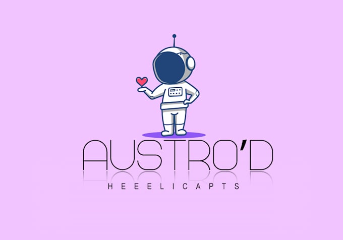 design mascot,gaming,twitch and minimalist astronaut logo
