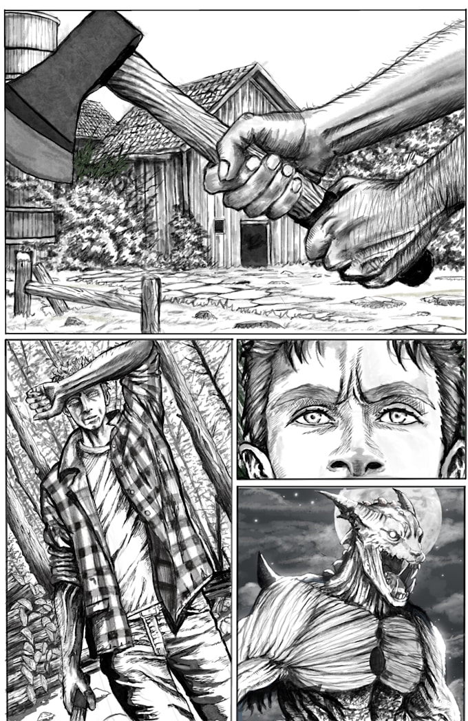 draw comic or manga pages