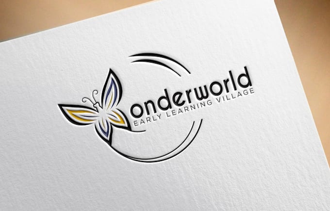 create modern business logo for website or brand with copyright