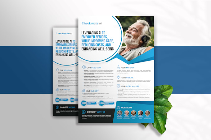 design urgent one pager, capability statement, media kit, press kit, canva flyer