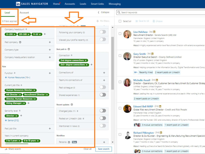 do linkedin lead generation, business leads and email list