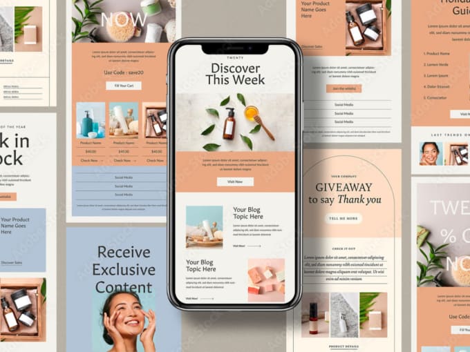 design beehiiv newsletter, convertkit brevo email template, klaviyo email flows