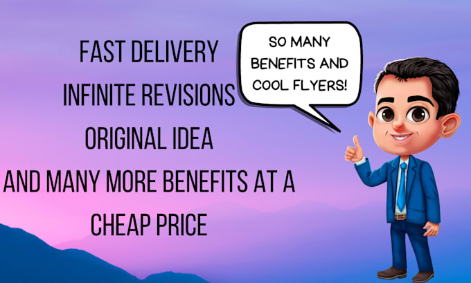 create awesome flyers for you