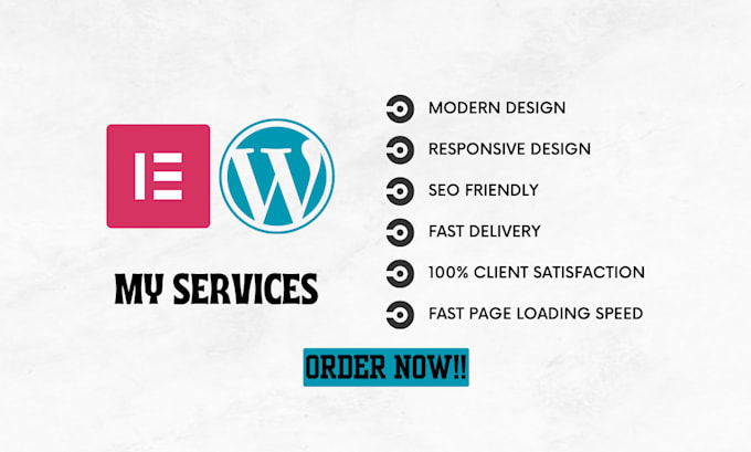 build responsive website and landing page with elementor pro