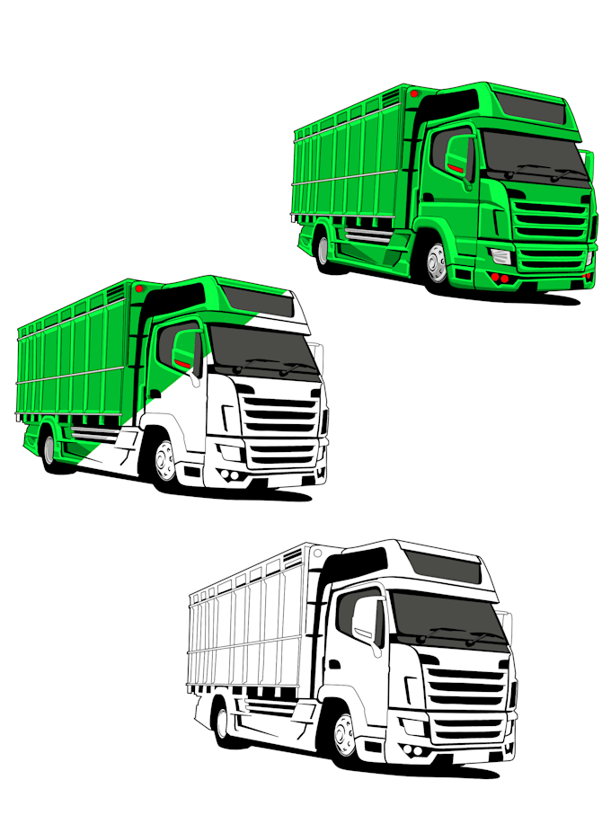 create a realistic or cartoon car vector illustration