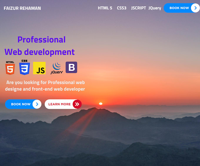 Be your html, css, and javascript wizard for website by Faizrehman201 ...
