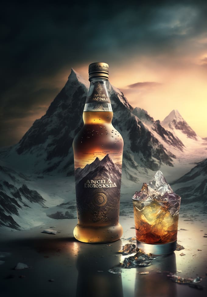 Create illustration of fake cocktail using midjourney by Dylvainpierre