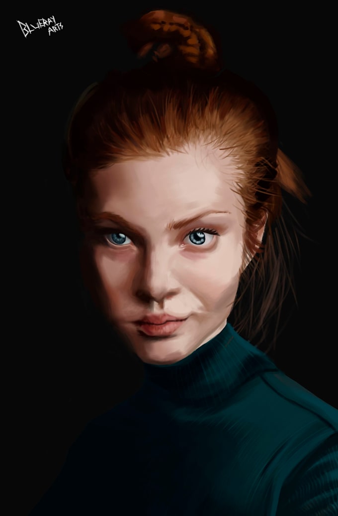 Do illustrations and character designs for you by Bluerayarts Fiverr