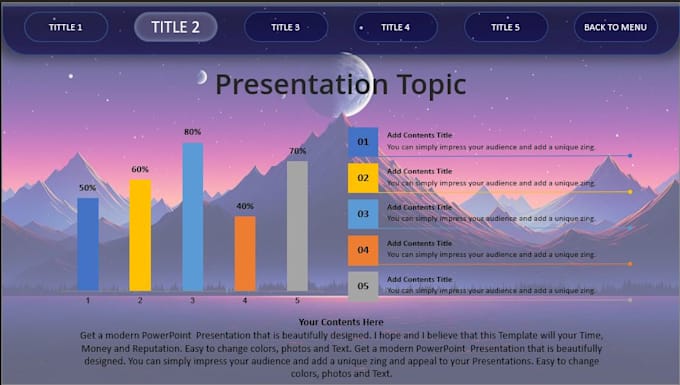 do presentation professional look expensive and creative