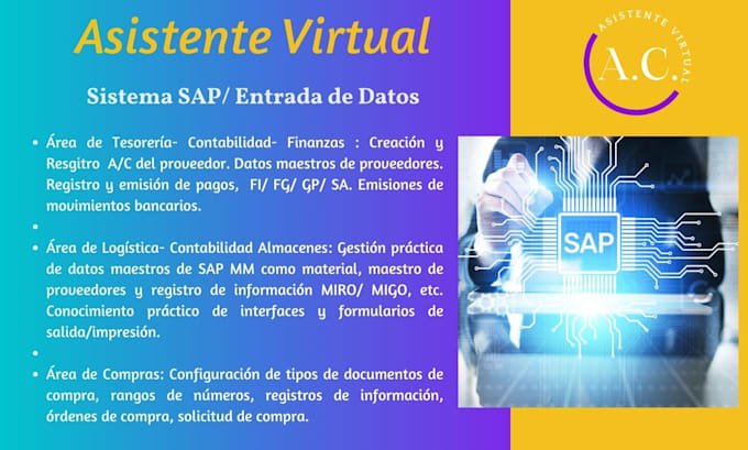 be your virtual assistant in sap