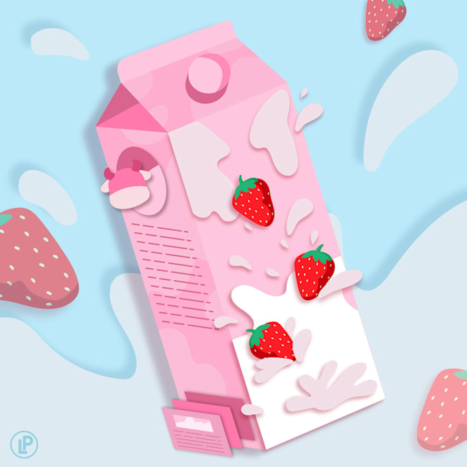 create for you, kawaii illustrations in vectors