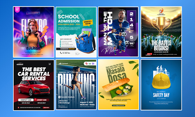 design attractive social media post designs instagram post designs