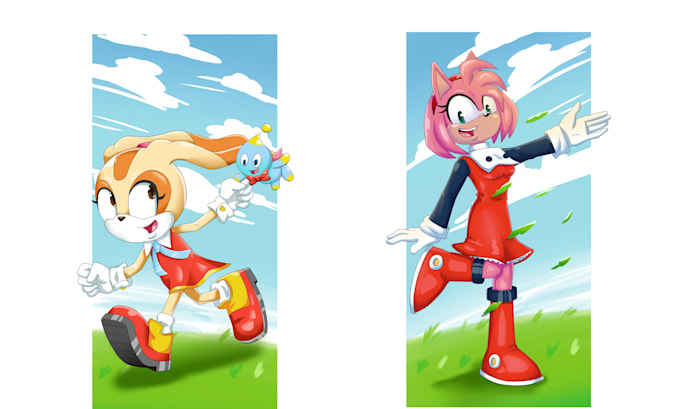 draw your oc in sonic style
