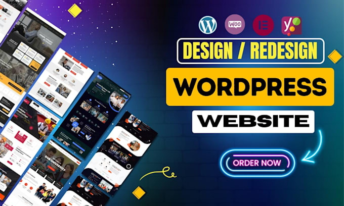 design wordpress website, business website, blog website