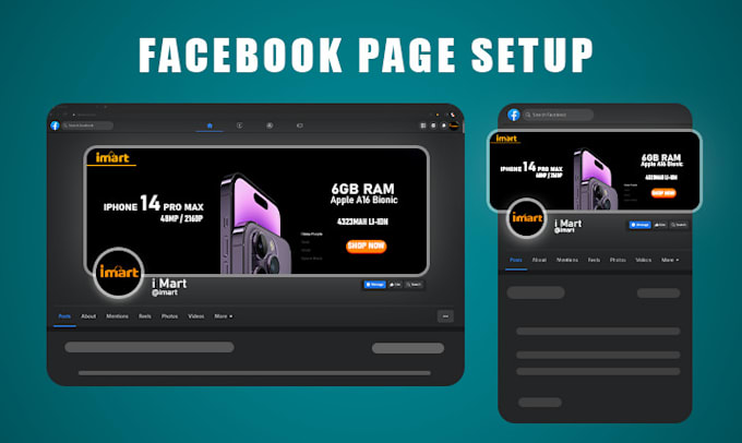 do professional facebook business, fan page create and setup