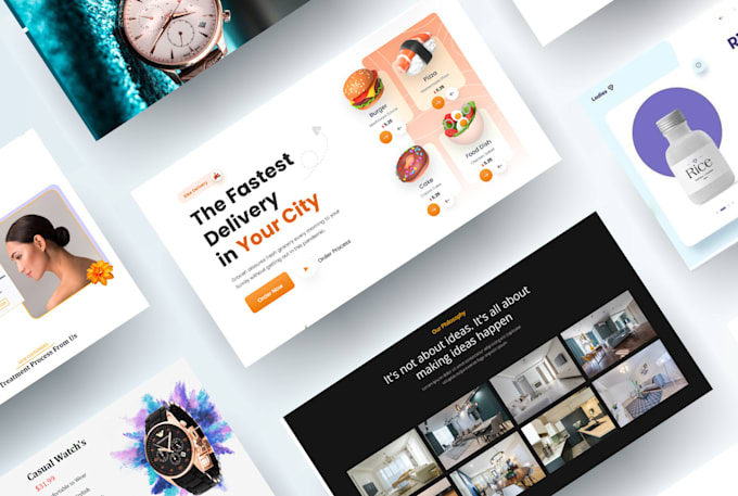 design html landing page and wordpress landing page design