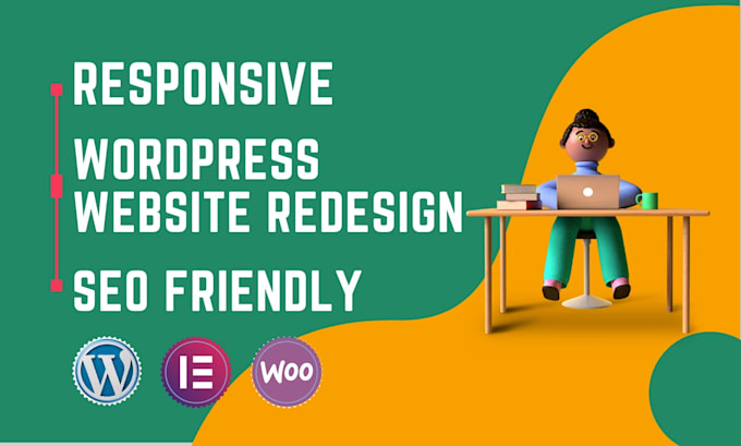 create responsive wordpress website and redesign