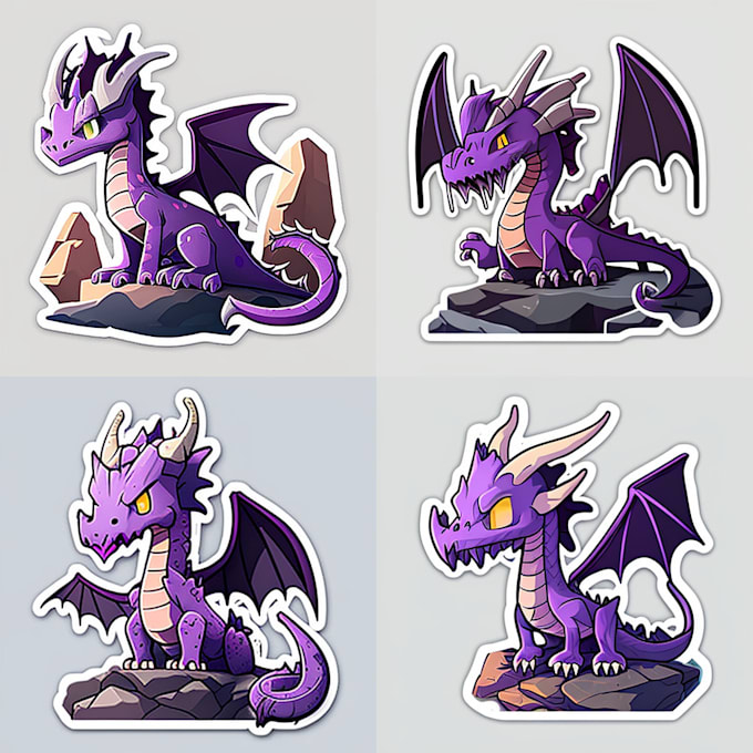 Create 10 messenger stickers by Codingsloth768 Fiverr