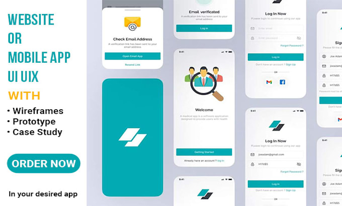 Web ui ux design or mobile ui ux design by Samansaeed184 | Fiverr