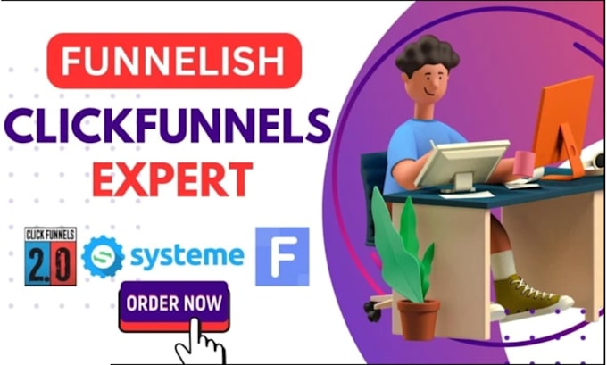 build funnelish clickfunnels kajabi systeme sales funnel landing page