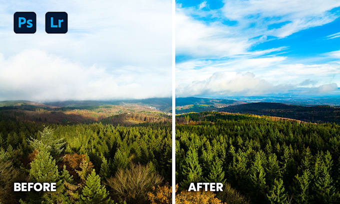 beautifully edit your drone photos