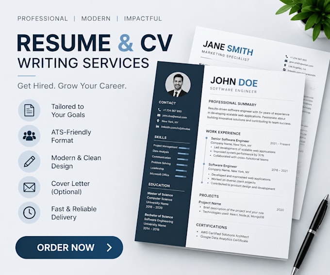 design resume and CV making services
