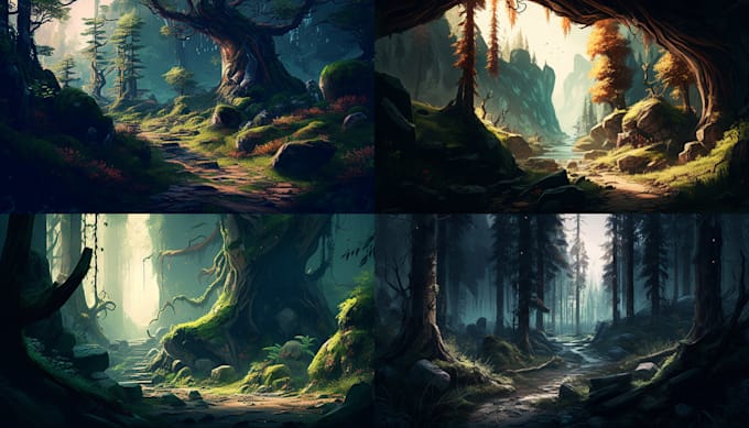 create awesome environment concept arts using midjourney ai