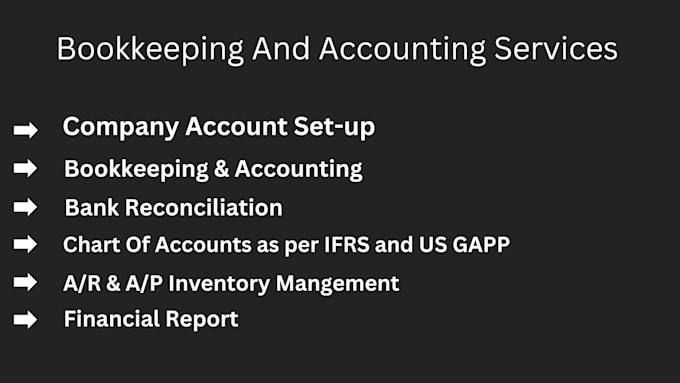 be your bookkeeper, accountant and ecommerce assistant