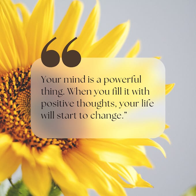 write inspirational quotes for you