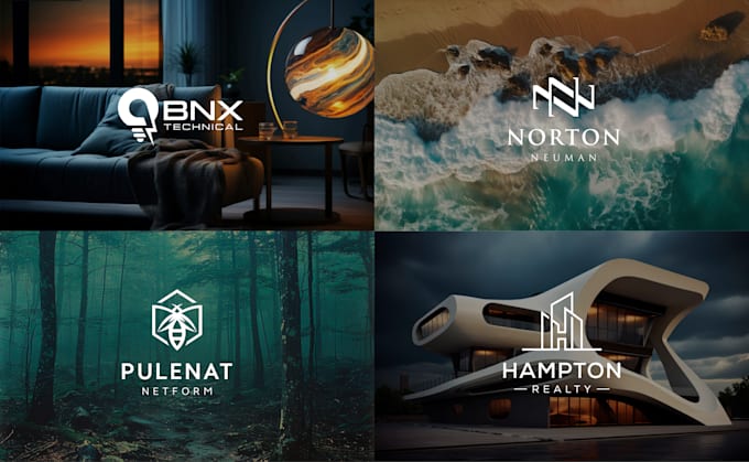 design creative modern minimalist logo for your business