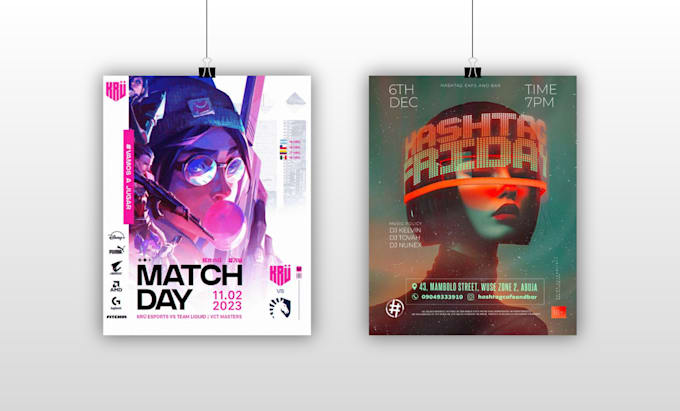 design an event, party or music concert poster