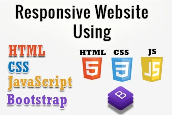 Be your frontend developer using html, css, js and bootstrap by ...