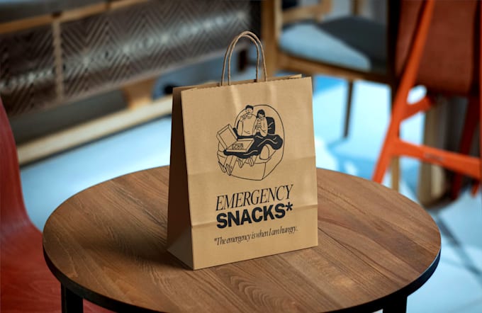 design custom shopping bag, tote bag, paper bag, etc with dieline