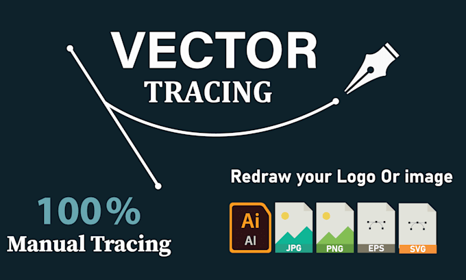 convert your raster images or logo into vector