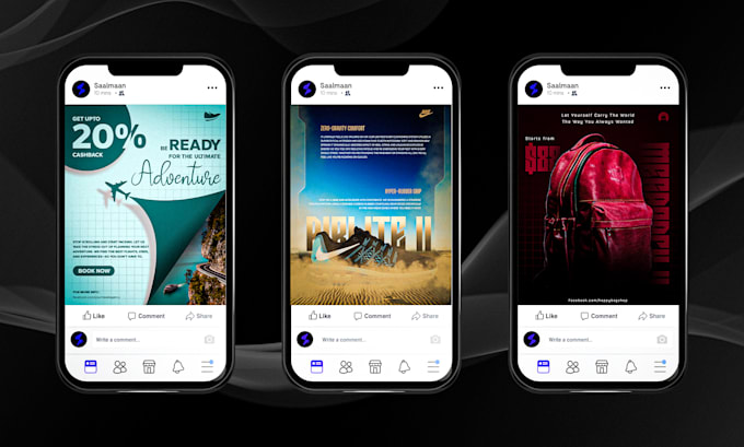 design unique social media post, banner, facebook ad, instagram ad