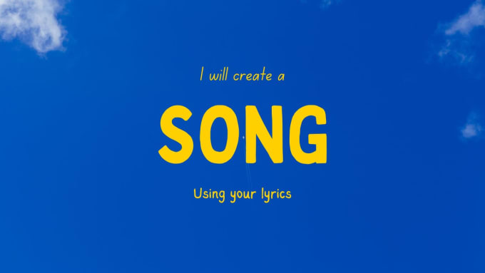 Create A Song Using Your Lyrics By Jadenfroebel Fiverr Create A Song Using Your Lyrics By Jadenfroebel Fiverr