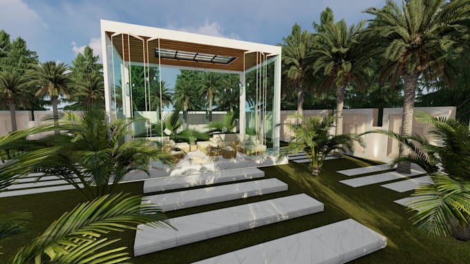 be your architect of interior design and 3d render