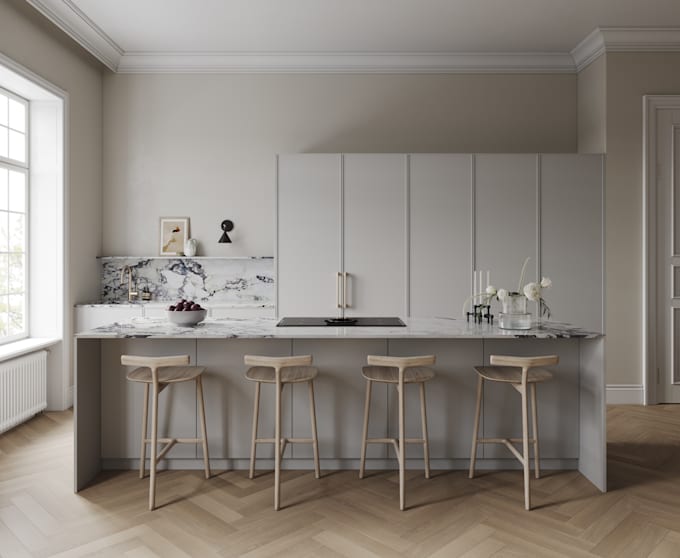 create photorealistic interior 3d rendering